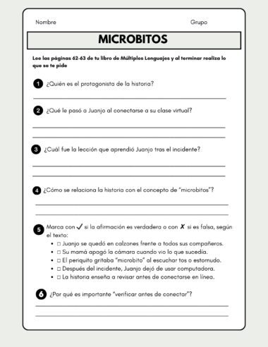 Cuadernillo de comprensión lectora. Múltiples Lenguajes. Cuarto Grado. Tomo I - Image 11