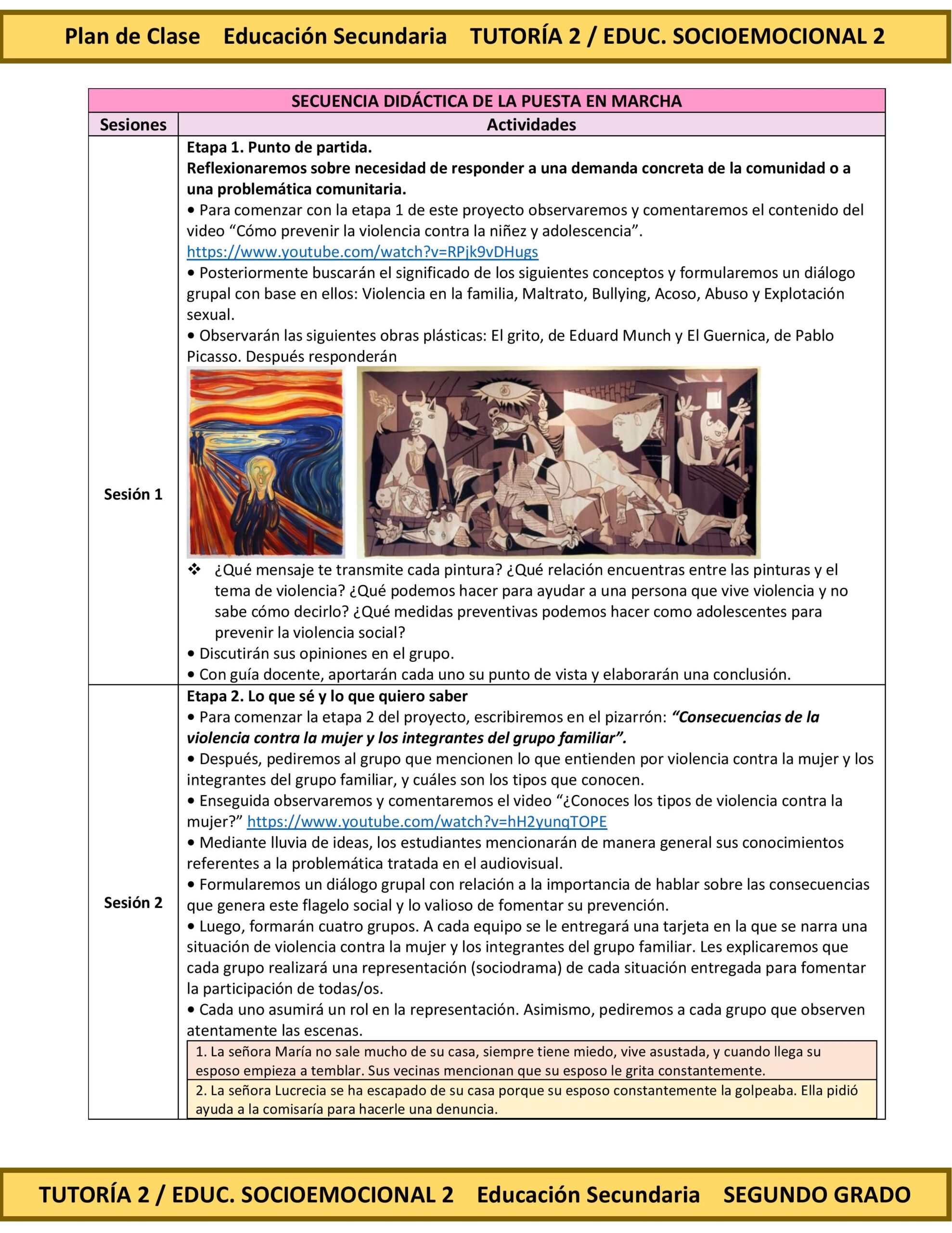 Programa Analítico Anual TUTORÍA 2 / EDUCACIÓN SOCIOEMOCIONAL 2, Secundaria 2º (Ciclo Escolar 2026 – 2027) 15 Programa Analítico Anual TUTORÍA 2 / EDUCACIÓN SOCIOEMOCIONAL 2, Secundaria 2º (Ciclo Escolar 2026 – 2027) - Imagen 15