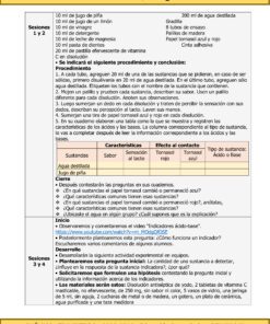 Un documento con borde amarillo titulado 