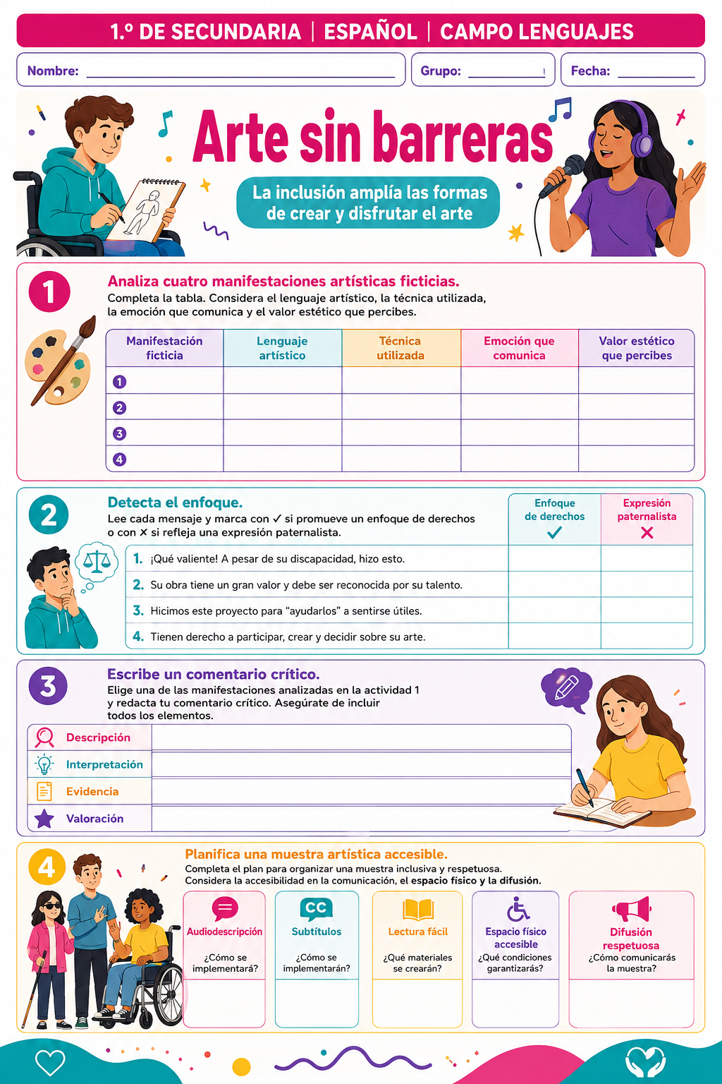 Planeaciones ESPAÑOL 1°, 2° y 3° Grado Secundaria PAQUETE (Ciclo Escolar 2026 – 2027) + Fichas de Trabajo 8 Planeaciones ESPAÑOL 1°, 2° y 3° Grado Secundaria PAQUETE (Ciclo Escolar 2026 – 2027) + Fichas de Trabajo - Image 8