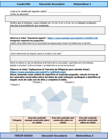 Programa Analítico Anual MATEMÁTICAS 3, Secundaria 3º (Ciclo Escolar 2025 – 2026) - Image 16