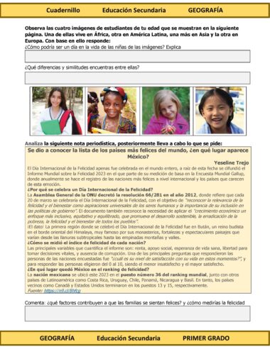 Programa Analítico Anual GEOGRAFÍA, Secundaria 1º (Ciclo Escolar 2025 – 2026) - Image 16