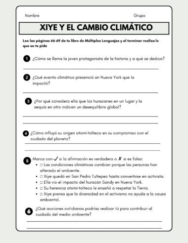 Cuadernillo de comprensión lectora. Múltiples Lenguajes. Cuarto Grado. Tomo I - Image 12