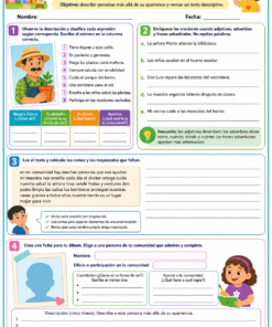Fichas de trabajo PRIMARIA 3° Grado TODOS LOS PROYECTOS (IMPRIMIBLES) 25 16 Album de mi comunidad