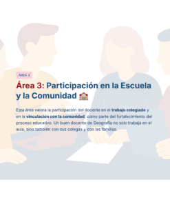 Guía de Estudio HORAS ADICIONALES GEOGRAFÍA Educación Secundaria- USICAMM 2026 - 2027 + (Simulador 90 Reactivos) 18 Ilustración de tres personas sentadas a una mesa con papeles, discutiendo. Texto superpuesto: