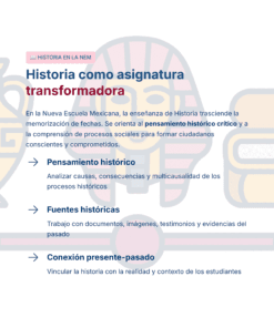 Guía de Estudio HORAS ADICIONALES HISTORIA Educación Secundaria- USICAMM 2026 - 2027 + (Simulador 90 Reactivos) 40 Diapositiva que explica