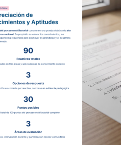 16 La Apreciacion de Conocimientos y Aptitudes
