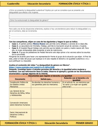 Programa Analítico Anual FORMACIÓN CÍVICA Y ÉTICA 1, Secundaria 1º (Ciclo Escolar 2025 – 2026) - Image 17