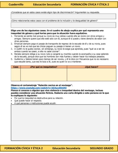 Programa Analítico Anual FORMACIÓN CÍVICA Y ÉTICA 2, Secundaria 2º (Ciclo Escolar 2025 – 2026) - Image 17