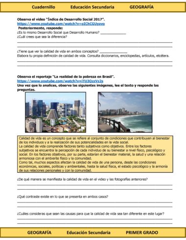 Programa Analítico Anual GEOGRAFÍA, Secundaria 1º (Ciclo Escolar 2025 – 2026) - Image 17