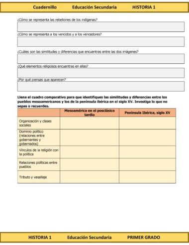 Programa Analítico Anual HISTORIA 1, Secundaria 1º (Ciclo Escolar 2025 – 2026) - Image 17