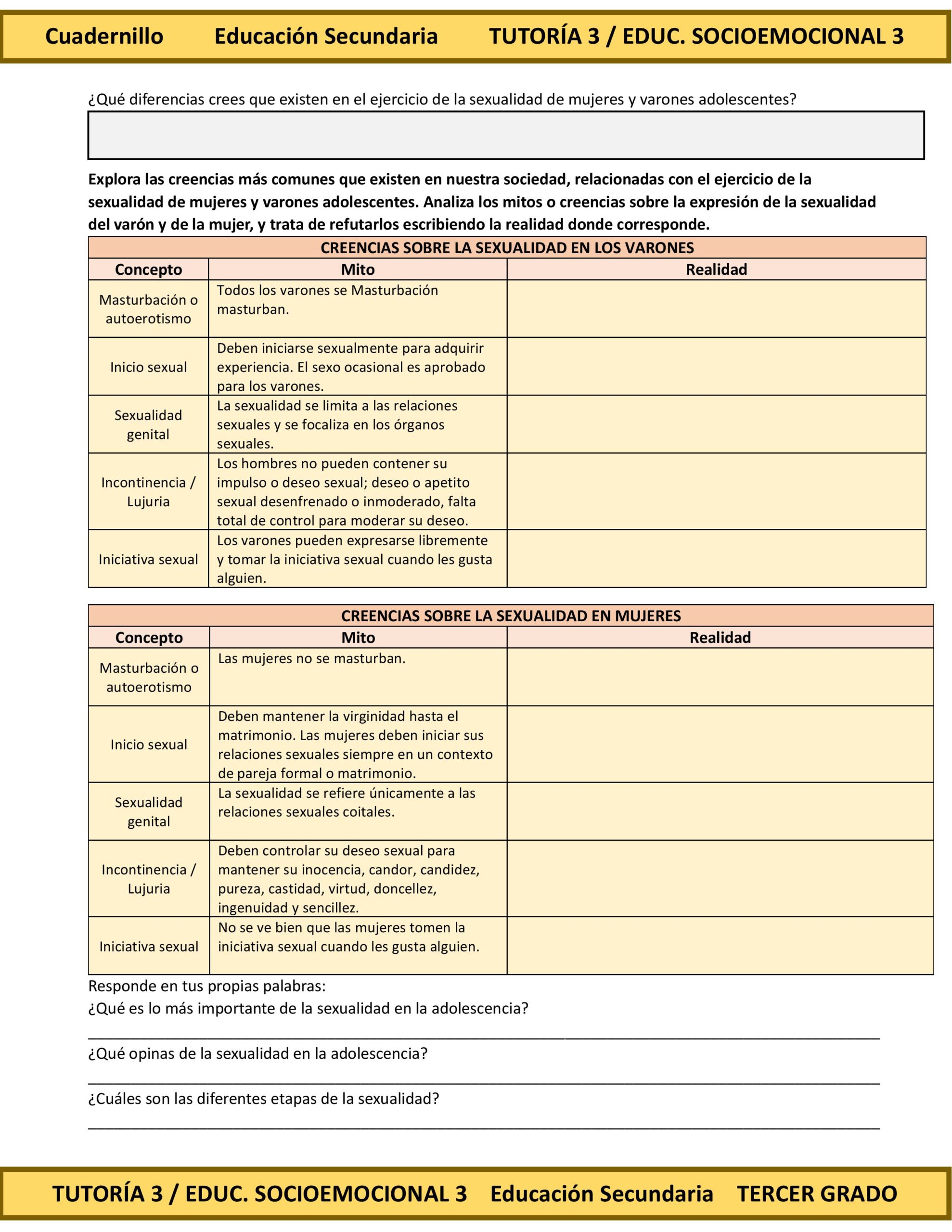 Programa Analítico Anual TUTORÍA 3 / EDUCACIÓN SOCIOEMOCIONAL 3, Secundaria 3º (Ciclo Escolar 2026 – 2027) 17 Programa Analítico Anual TUTORÍA 3 / EDUCACIÓN SOCIOEMOCIONAL 3, Secundaria 3º (Ciclo Escolar 2026 – 2027) - Imagen 17