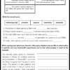 50 Lecturas en Inglés para 6to Grado de Primaria (Reading Comprehension) 9 Una hoja de trabajo sobre videojuegos. Contiene un ejercicio de orden, una tarea para completar los espacios en blanco con un banco de palabras (tecnología x2, consolas, popular, innovación, estadísticas) y un mensaje de párrafo que solicita escribir sobre un videojuego favorito usando un párrafo de ejemplo sobre Minecraft. .