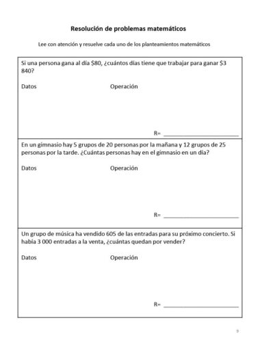 Cuadernillo de repaso. Matemáticas. Quinto grado - Image 24