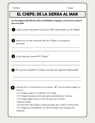 Cuadernillo de comprensión lectora. Múltiples Lenguajes. Cuarto grado. Tomo III - Image 15