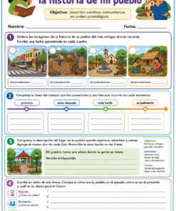 Fichas de trabajo PRIMARIA 1° a 6° Grado | TODOS LOS PROYECTOS (IMPRIMIBLES) 34 18 Quiero conocer la historia de mi pueblo