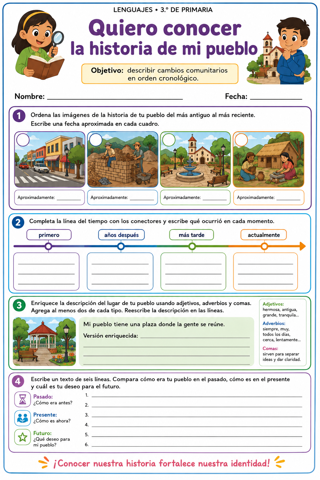 Fichas de trabajo PRIMARIA 1° a 6° Grado | TODOS LOS PROYECTOS (IMPRIMIBLES) 11 Fichas de trabajo PRIMARIA 1° a 6° Grado | TODOS LOS PROYECTOS (IMPRIMIBLES) - Image 11