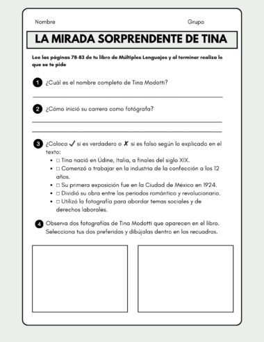 Cuadernillo de comprensión lectora. Múltiples Lenguajes. Cuarto Grado. Tomo I - Image 15