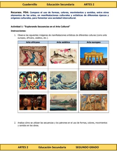 Programa Analítico Anual ARTES 2, Secundaria 2º (Ciclo Escolar 2025 – 2026) - Image 19