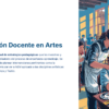 Guía de Estudio PROMOCIÓN HORIZONTAL ARTES – USICAMM 2026 – 2027 + (Simulador 90 Reactivos) 27 Un profesor orienta a un alumno en una clase de arte, mostrando estrategias pedagógicas para las artes plásticas, la música, la danza y el teatro.