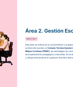Un hombre trajeado junto a una mesa en la que cuatro mujeres toman notas. A la derecha, un texto explica 