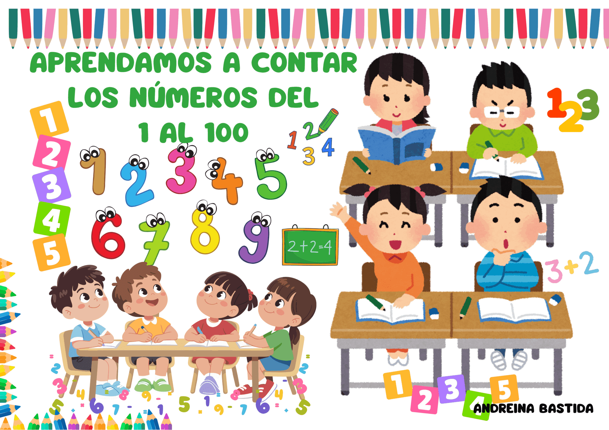 Números del 1 al 100 1 Números del 1 al 100
