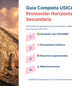 1 Guia Completa USICAMM Promocion Horizontal Historia Secundaria