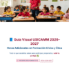 Guía de Estudio HORAS ADICIONALES FCyE Educación Secundaria- USICAMM 2026 - 2027 + (Simulador 90 Reactivos) 10 Un profesor sonríe delante de una clase con seis alumnos sentados. Abajo aparece un texto sobre la guía USICAMM 2026-2027 de horas extra de educación cívica y ética, con botones y rúbricas de colores.