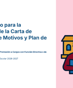Paquete Promoción a DIRECTOR ESCOLAR – Educación Media Superior (Carta de Exposición de Motivos + Plan de Mejora Continua + Guía EMS) EMS BACHILLERATO 2026–2027 31 Gráfico que muestra una guía titulada
