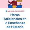 Guía de Estudio HORAS ADICIONALES HISTORIA Educación Secundaria- USICAMM 2026 - 2027 + (Simulador 90 Reactivos) 46 Ilustración de un profesor sosteniendo una bandera mexicana en un aula. El texto debajo dice: