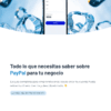 GUÍA COMPLETA PAYPAL – DOMINA LOS PAGOS ONLINE DESDE CERO 22 Un smartphone en el que se ve la interfaz de envío de dinero de PayPal sobre un fondo de hielo, junto a una guía para emprendedores.