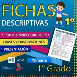 Fichas descriptivas 1er grado de primaria