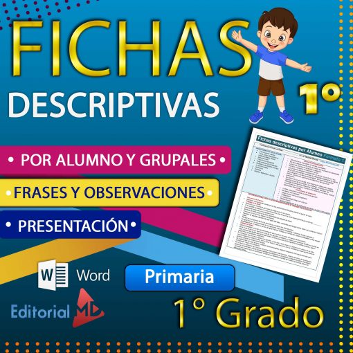 Fichas descriptivas 1er grado de primaria