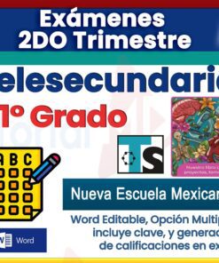 Exámenes 1° de Telesecundaria NEM (2025 - 2026) 2do Trimestre
