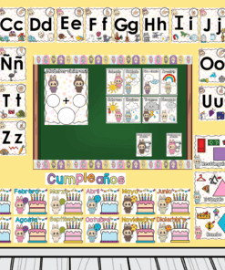 KIT AMBIENTACIÓN DE AULA TEMÁTICA LABUBU
