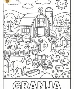 Gran Libro Para Colorear: La Granja y sus Amigos 5 2 149