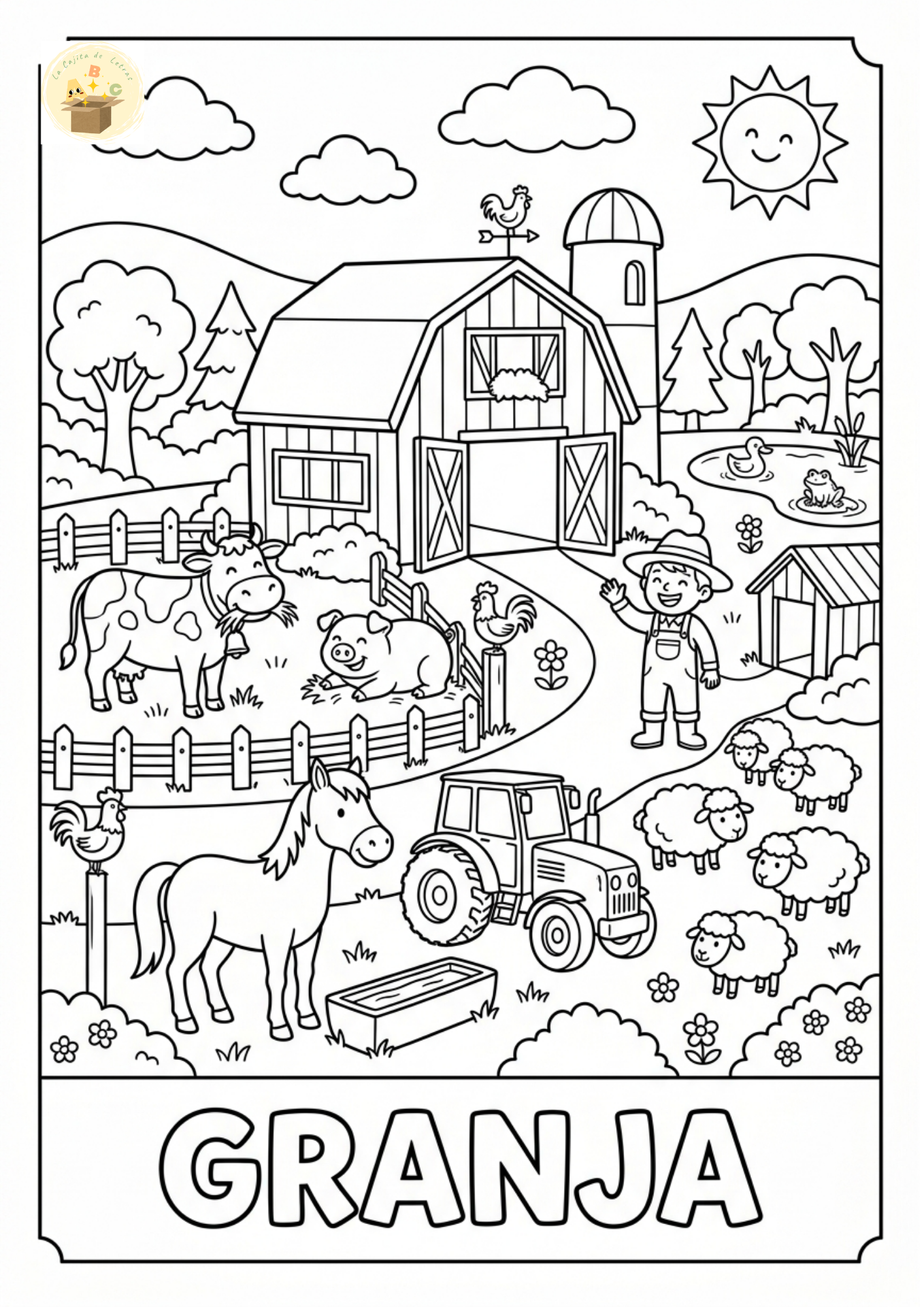 Gran Libro Para Colorear: La Granja y sus Amigos 2 Gran Libro Para Colorear: La Granja y sus Amigos - Image 2
