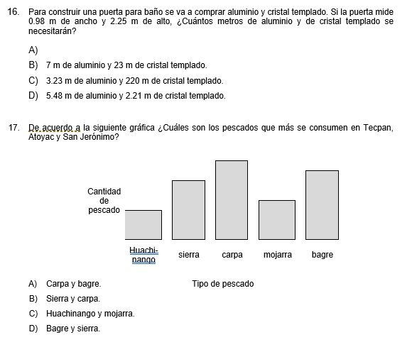 Examen de selección de escolta