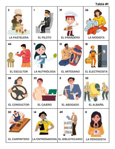 Lotería profesiones y oficios - Image 2