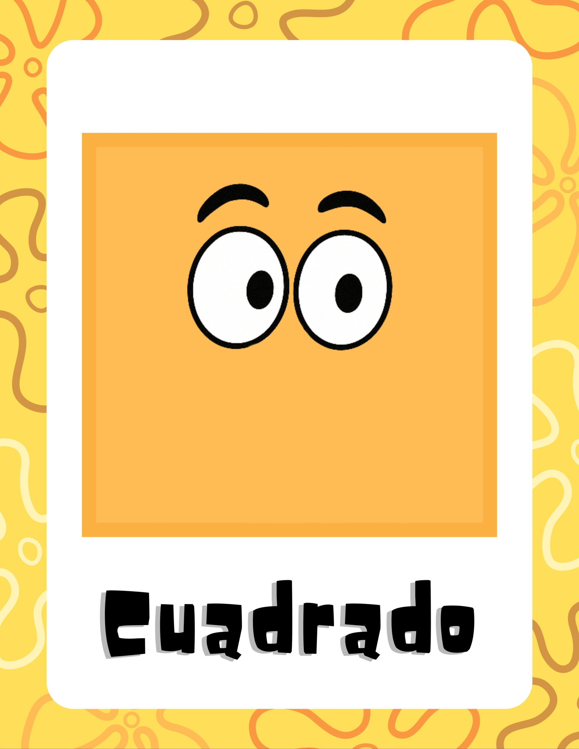 Figuras geométricas con temática de Bob esponja 2 Figuras geométricas con temática de Bob esponja - Imagen 2