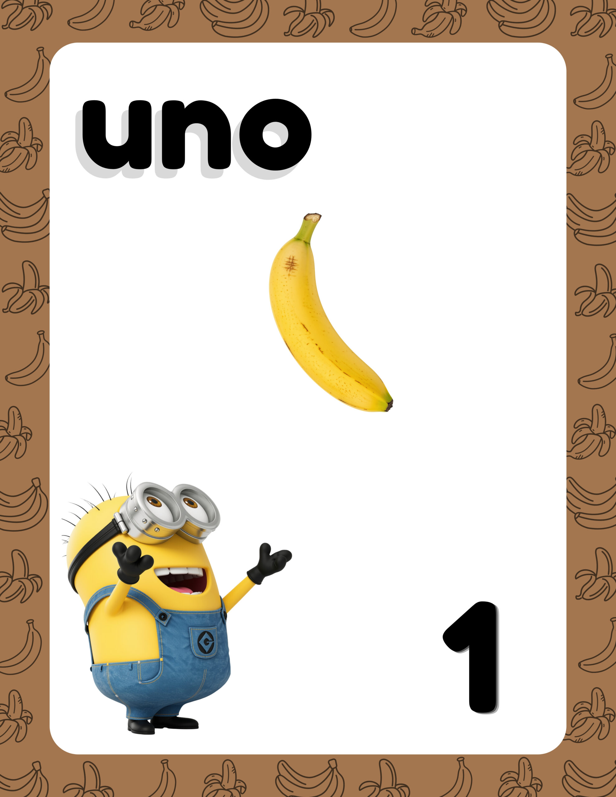 Números con temática de "Minions" 2 Números con temática de "Minions" - Imagen 2