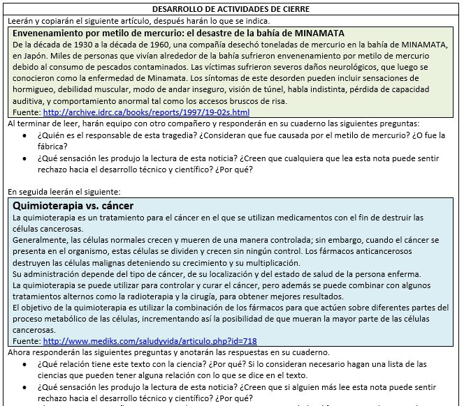 3er trimestre química