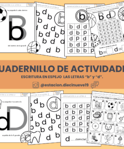 Descubre el cuaderno de actividades en español, *ESCRITURA EN ESPEJO CON LAS LETRAS 