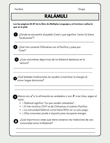 Cuadernillo de comprensión lectora. Múltiples Lenguajes. Cuarto Grado. Tomo I - Image 16