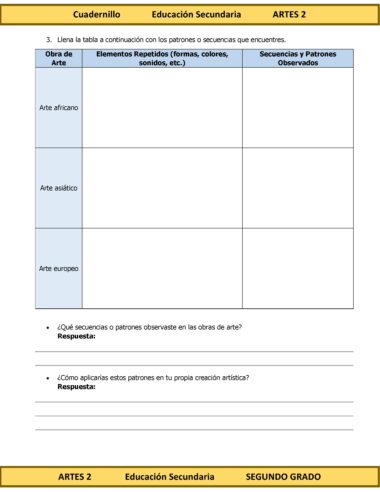 Programa Analítico Anual ARTES 2, Secundaria 2º (Ciclo Escolar 2025 – 2026) - Image 20