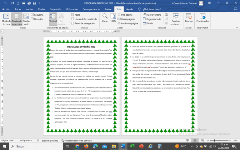 Programa de Festival Navideño 2024 (Para Descargar)