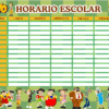Horarios escolares 9 Plantilla de horario escolar semanal con temática de «El Chavo del Ocho» para organizar tus actividades.