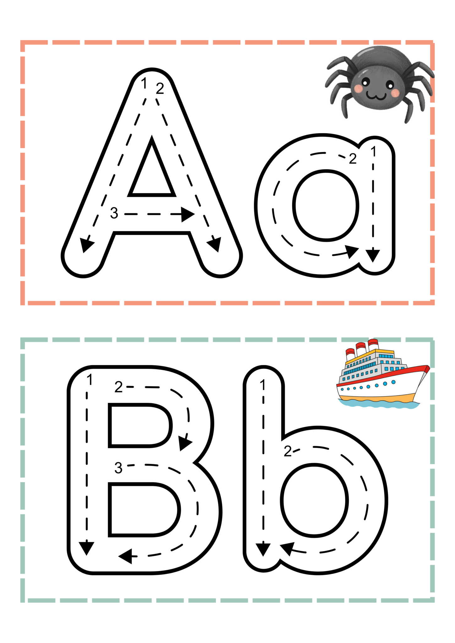 Aprende de forma divertida a escribir el abecedario 2 2 Aprende de forma divertida a escribir el abecedario 2 - Image 2