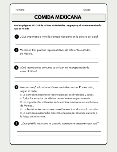 Cuadernillo de comprensión lectora. Múltiples Lenguajes. Cuarto grado. Tomo III - Image 17