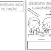 UNIDAD DIDACTICA ¡JUGUEMOS A MEDIR! 21 Dos hojas de ejercicios en blanco y negro en español. Izquierda: